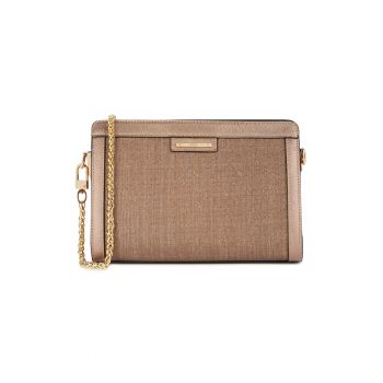 Geanta crossbody de piele cu bareta din lant Grouthy