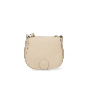 Geanta crossbody de piele cu clapa