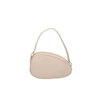 Geanta crossbody de piele cu maner detasabil