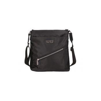Geanta crossbody de piele ecologica cu buzunare exterioare