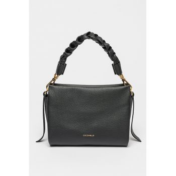 Geanta crossbody din piele cu aspect granulat Boheme Grana
