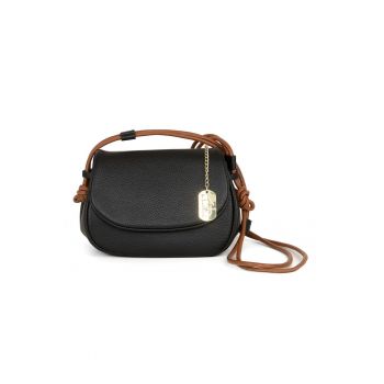Geanta crossbody din piele cu aspect texturat
