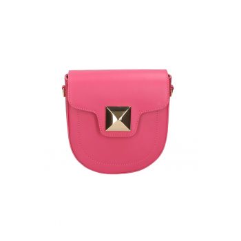 Geanta crossbody din piele cu bareta detasabila