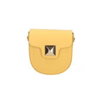 Geanta crossbody din piele cu bareta detasabila