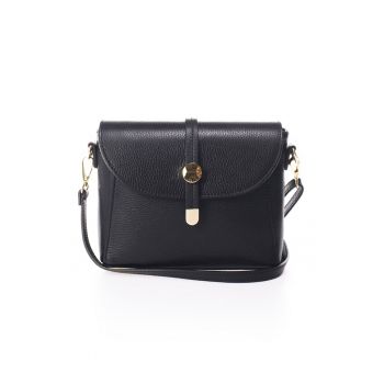 Geanta crossbody din piele cu bareta detasabila