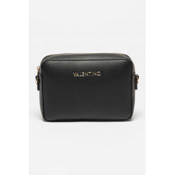 Geanta crossbody din piele ecologica cu logo metalic Alexia