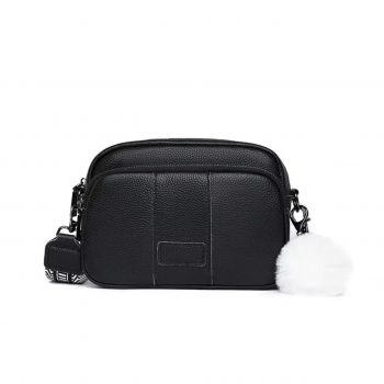 Geanta dama, Miralys GT3345, piele naturala, Negru ieftina