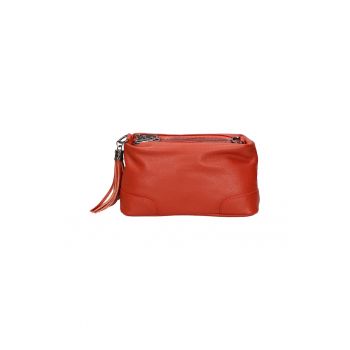 Geanta de piele cu aspect texturat 25475
