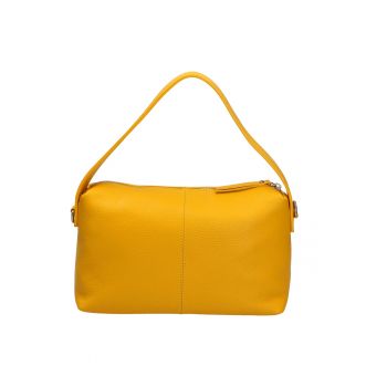 Geanta de piele cu bareta detasabila