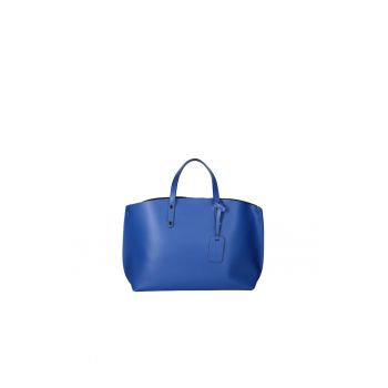 Geanta de piele cu bareta si etui interior detasabil