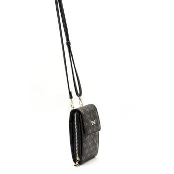 Geanta de piele ecologica cu model - pentru telefon
