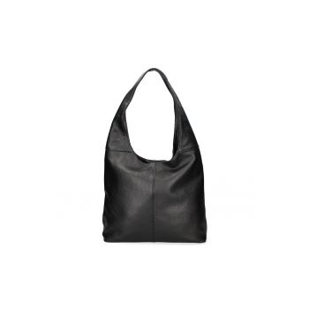 Geanta hobo de piele