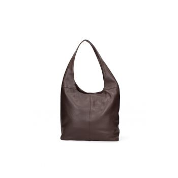 Geanta hobo de piele