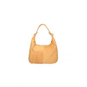 Geanta hobo de piele intoarsa