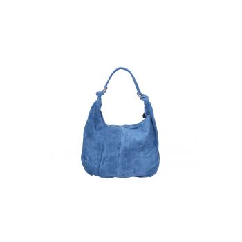Geanta hobo de piele intoarsa