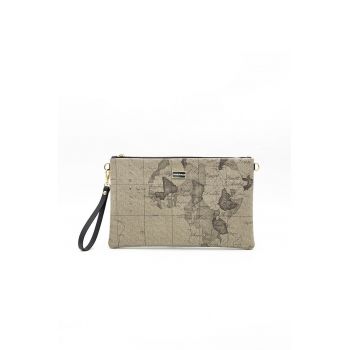 Geanta plic de piele ecologica cu model
