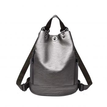Rucsac dama, Alithia GT3635, Argintiu