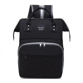 Rucsac multifunctional pentru mamici, Mavina GT3691, Negru