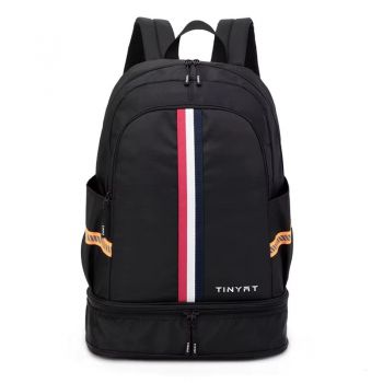 Rucsac pliabil unisex, Maeron GT3759, port USB, Negru