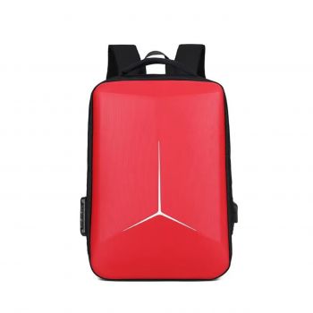 Rucsac unisex, Lorcan GT3749, port USB, Rosu