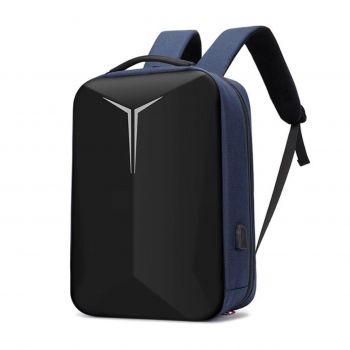 Rucsac unisex, Sylion GT3753, port USB, Albastru