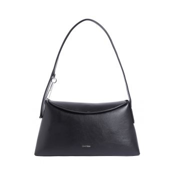 Geanta baguette din piele ecologica Soft Sculpt