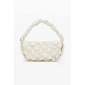 Geanta crossbody cu aspect texturat