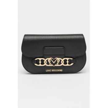 Geanta crossbody cu bareta de lant