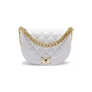 Geanta crossbody cu bareta din lant