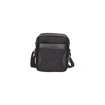 Geanta crossbody cu detalii de piele ecologica 24513