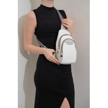 Geanta crossbody cu model logo