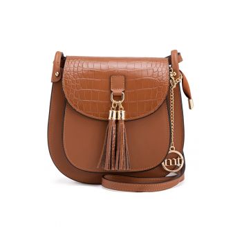 Geanta crossbody de piele Abbadesse