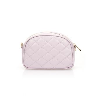 Geanta crossbody de piele cu aspect matlasat