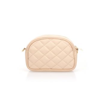 Geanta crossbody de piele cu aspect matlasat