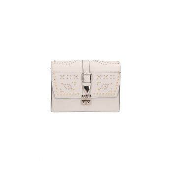 Geanta crossbody de piele cu clapa