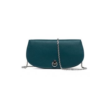 Geanta crossbody de piele cu clapa Deva