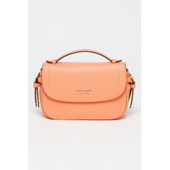 Geanta crossbody de piele cu detalii innodate