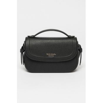 Geanta crossbody de piele cu detalii innodate