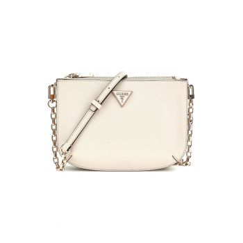 Geanta crossbody de piele ecologica cu aspect de piele Saffiano Illia
