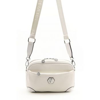 Geanta crossbody de piele ecologica cu bareta ajustabila
