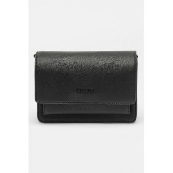 Geanta crossbody de piele ecologica cu bareta de lant