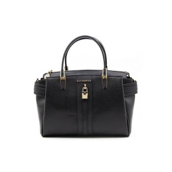 Geanta crossbody de piele ecologica cu bareta detasabila
