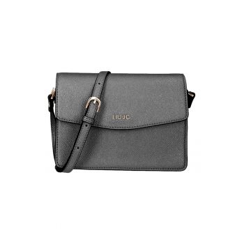 Geanta crossbody de piele ecologica cu clapa