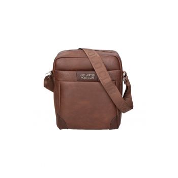 Geanta crossbody de piele ecologica cu fermoar