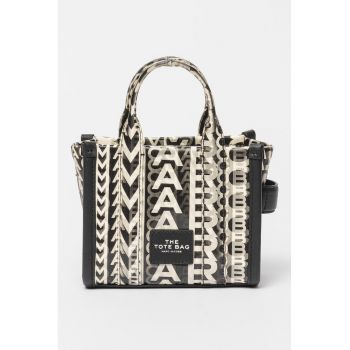 Geanta crossbody de piele ecologica cu imprimeu