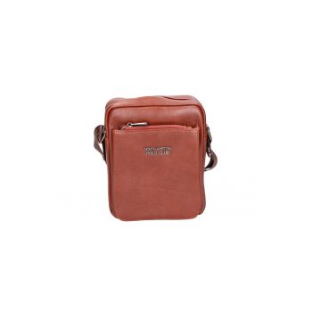 Geanta crossbody de piele ecologica cu logo