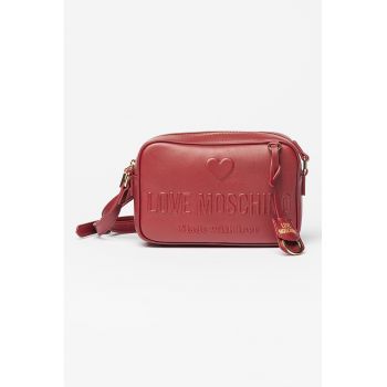 Geanta crossbody de piele si piele ecologica