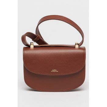 Geanta crossbody din piele cu bareta ajustabila si detasabila Genève