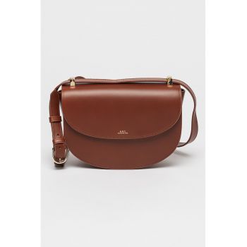 Geanta crossbody din piele cu clapa Genève