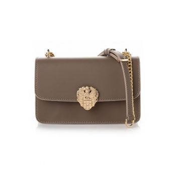 Geanta crossbody din piele ecologica cu bareta din lant